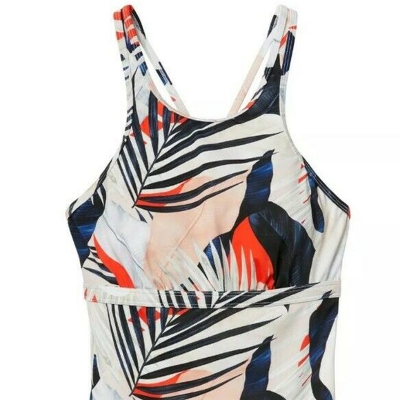 Athleta Tahitian Bra Cup Tankini Top size 34B/C - Picture 3 of 6